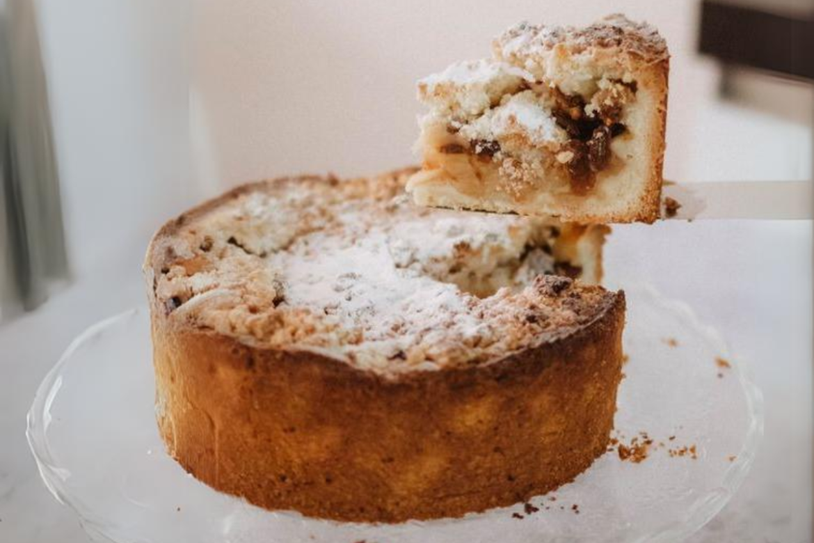 Hemelse harmony: kruidige appeltaart